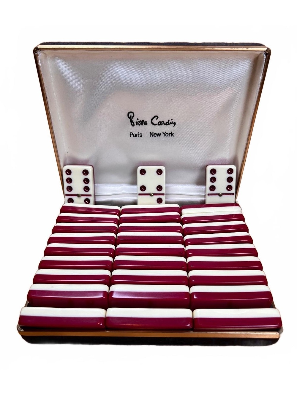 Vintage Pierre Cardin Domino Set in Original Case